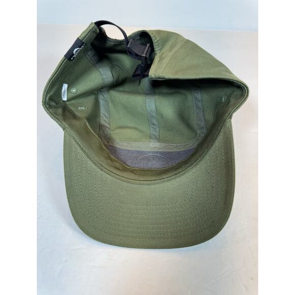 Alvarado Street Brewery Baseball Cap Army Cal Olive Green Leather Bear Logo - Picture 10 of 12